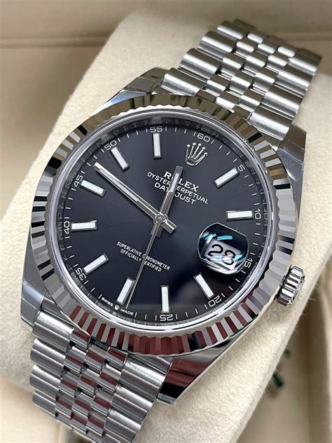 new rolex datejust steel dial